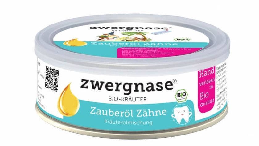 Zwergnase Zauber?l "Z?hne" Bio (Zahnpflege?l) f?r Hunde & Katzen BIO, 140ml