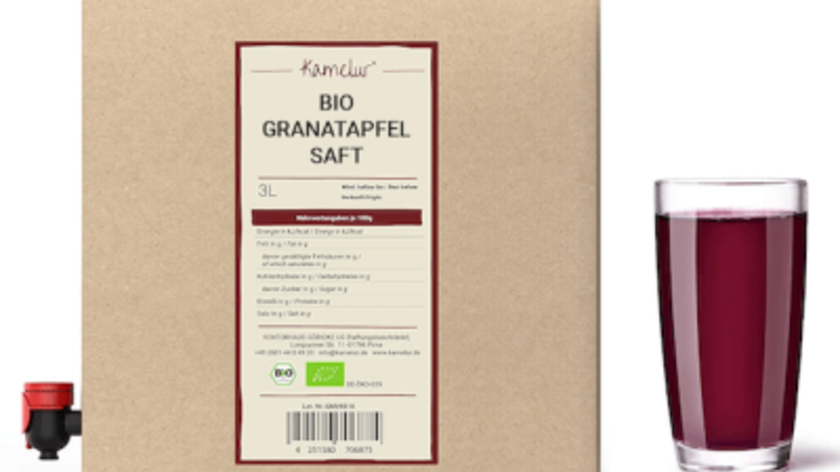 Bio Granatapfelsaft, klar, 3l