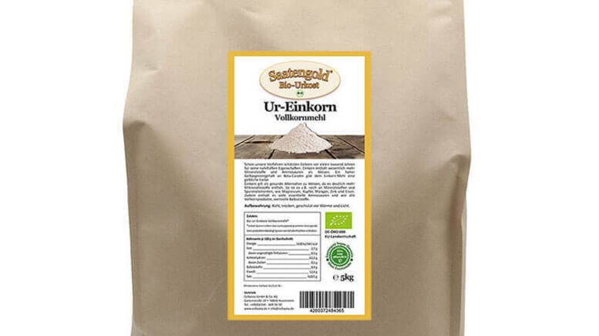 Einkorn Vollkornmehl (Bio) 5kg Beutel