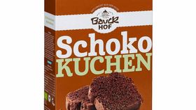 Schokokuchen ohne Ei mit Bauckhof Backmischung backen