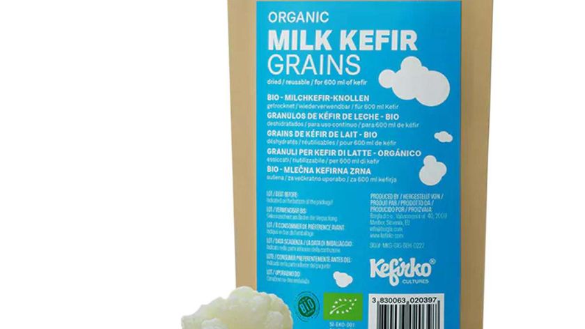 Dehydrierte Kefirknöllchen als Starter-Kultur für Milchkefir