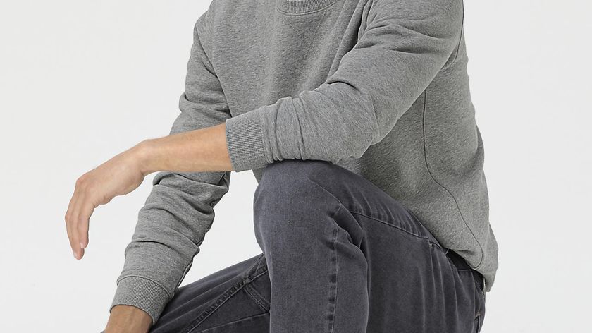 hessnatur Herren Sweater - grau meliert - Größe 54