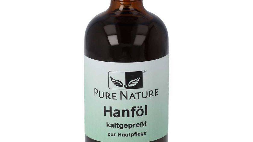 PureNature Hanföl für die Haut und Haare - kalt gepresst