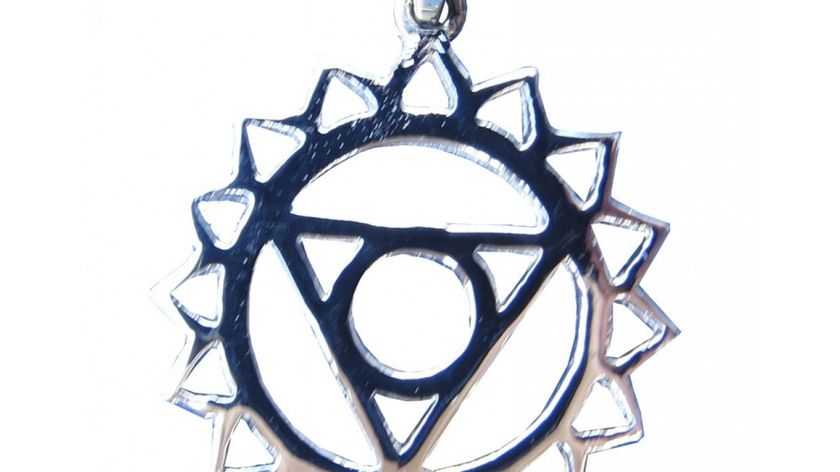 Anhänger "Vishuddhi Chakra" Silber 925 1,4cm, 1,1g