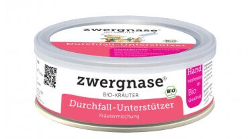Zwergnase Durchfall-Unterstützer für Hunde & Katzen BIO, 100g