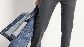 hessnatur Damen Jeans Lea Slim Fit aus Bio-Denim - grau - Größe 27/30