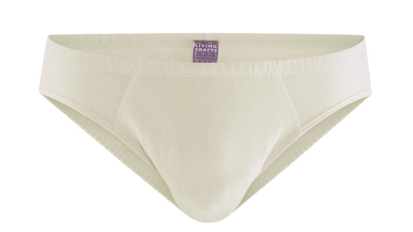 Living Crafts Herren Briefs in hautfreundlicher Feinripp Bio Qualität