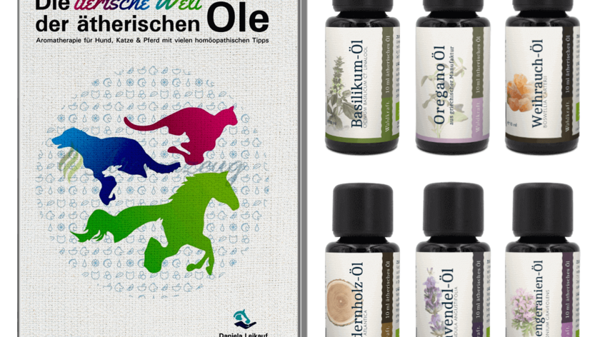 Basis-Set: Ätherische Öle + Handbuch (für Tiere)