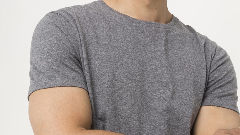 hessnatur Herren T-Shirt aus Bio-Baumwolle mit Kaschmir - grau - Größe 54