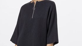 hessnatur Damen Pullover aus Bio-Baumwolle - schwarz - Größe L