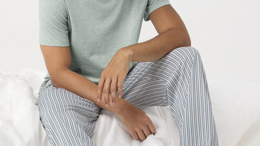 hessnatur Herren Pyjamahose aus Bio-Baumwolle - blau - Größe 50