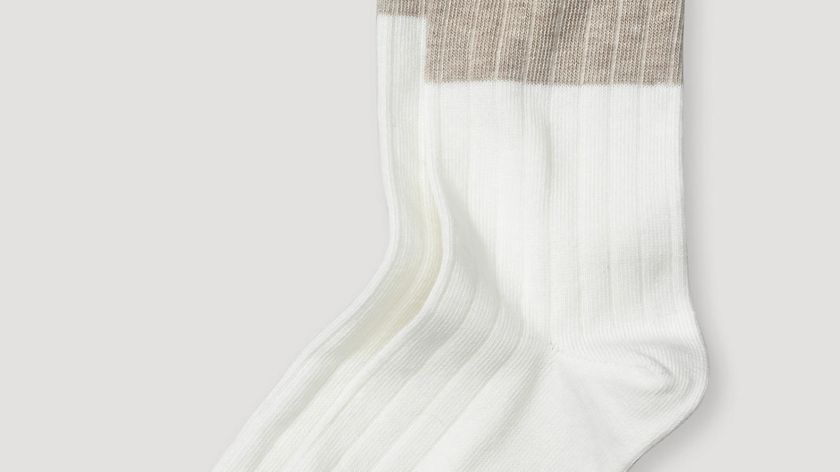 hessnatur Rippsocken - beige - Größe 42/43