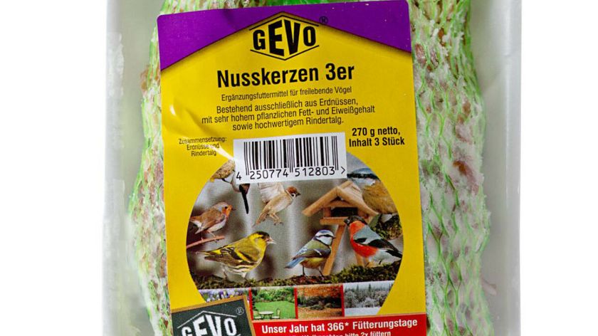 Nusskerzen 3er Pack 270 g