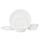 Corelle Glas Geschirr Set weiß - elegantes & langlebiges Design, 12-teilig