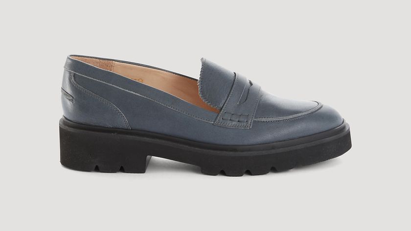 hessnatur Damen Penny Loafer - grau - Größe 42