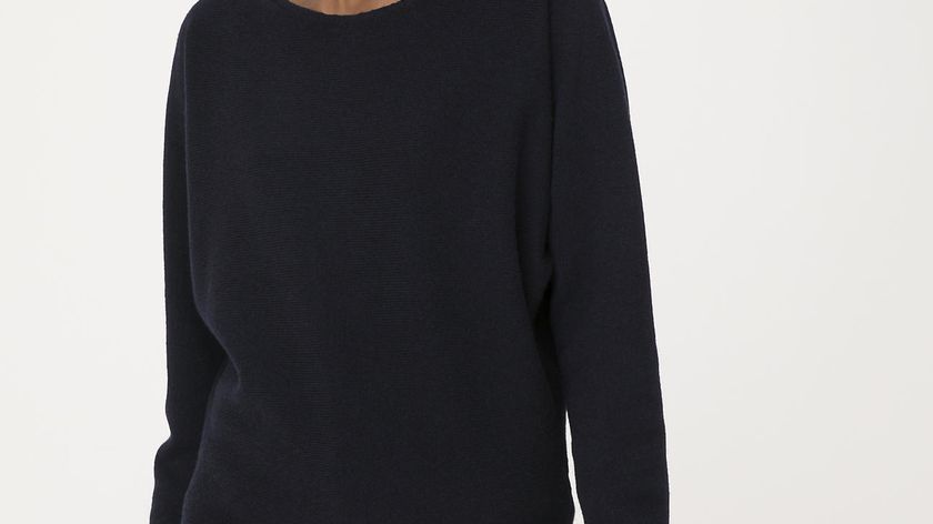 hessnatur Damen Pullover aus Lambswool - blau - Größe 44