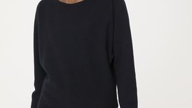 hessnatur Damen Pullover aus Lambswool - blau - Größe 44