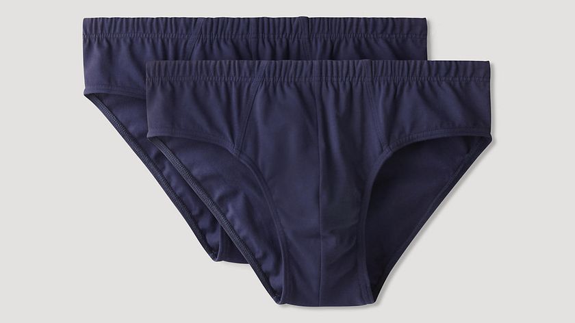 hessnatur Herren Slip PureLUX im 2er Set aus Bio-Baumwolle - blau - Größe 5