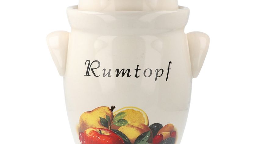 Rumtopf Keramik mit Dekor, 5 l