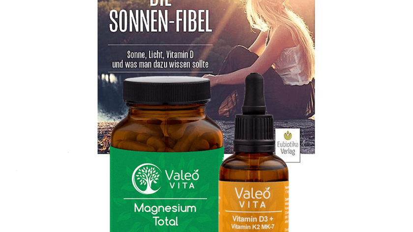 Vitamin D Starter-Paket (Vitamin D3/K2 + Magnesium + Sonnenfibel)