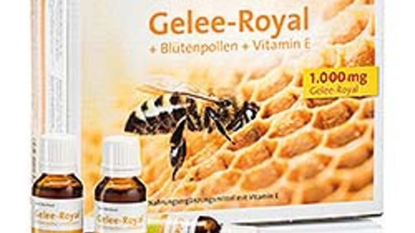 Gelee-Royal + Blütenpollen + Vitamin-E-Trinkfläschchen