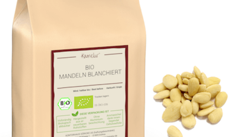 Bio Mandeln blanchiert