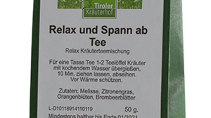 Kräutertee Relax & Spann ab