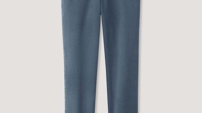 hessnatur Herren Chino Straight Fit aus Bio-Baumwolle - blau - Größe 52