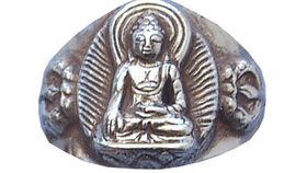 Ring "Buddha" Silber 925 6,2g