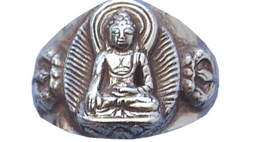 Ring "Buddha" Silber 925 6,2g