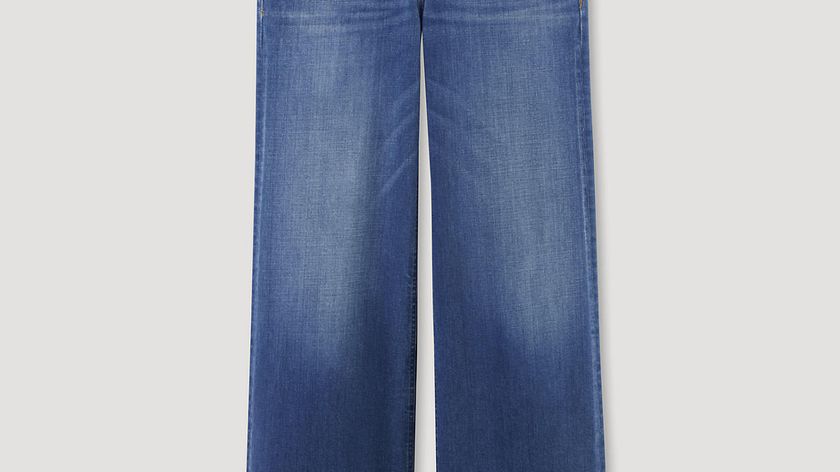 hessnatur Damen Jeans Wide Leg aus Bio-Denim - blau - Größe 33/32