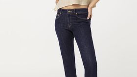 hessnatur Damen Jeans Lea Slim Fit aus Bio-Denim - blau - Größe 32/32