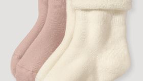 hessnatur Baby Frottee-Socken im 2er-Pack aus Bio-Baumwolle - rosa - Größe 17-18