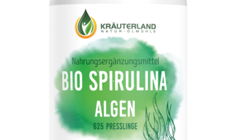 Bio Spirulina Algen 625 Presslinge