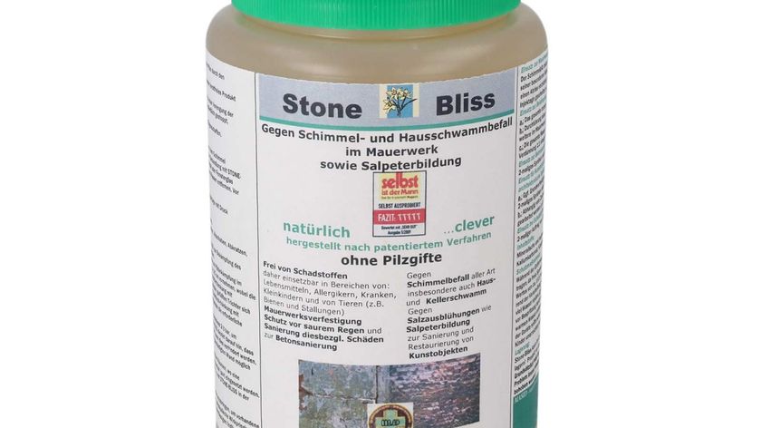 Stone Bliss Schimmelschutz & Schimmel entfernen, chlorfrei