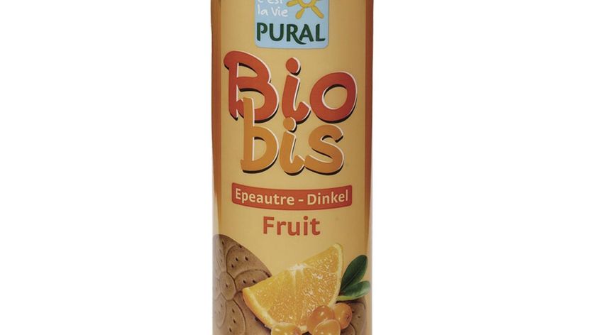 Doppelkeks Bio Bis Vegane Kekse gefüllt mit Orangencreme