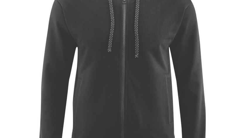 Herren/Damen Sweatjacke mit Kapuze - Schwarz & Grau für Freizeit