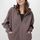 hessnatur Loungewear Softfleece Jacke Oversize ACTIVE COMFORT aus Bio-Baumwolle - lila - Größe L