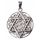 Anhänger "Blume des Lebens mit Hexagram" Silber 925 8,2