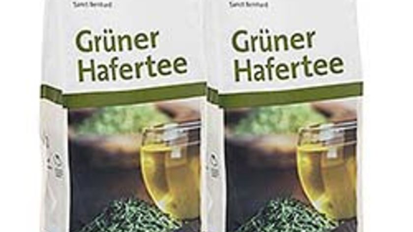 Grüner Hafertee