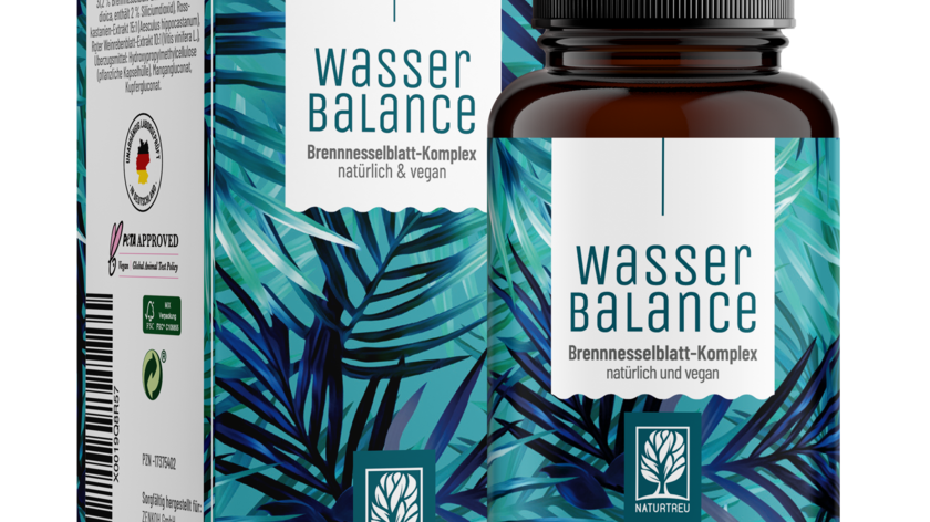 Brennnesselblatt-Komplex - Wasserbalance - 5 Dosen Wasserbalance