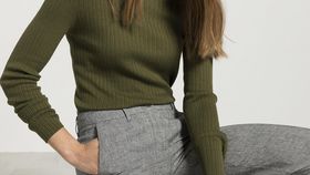 hessnatur Damen Hose aus Bio-Leinen - weiß - Größe 38