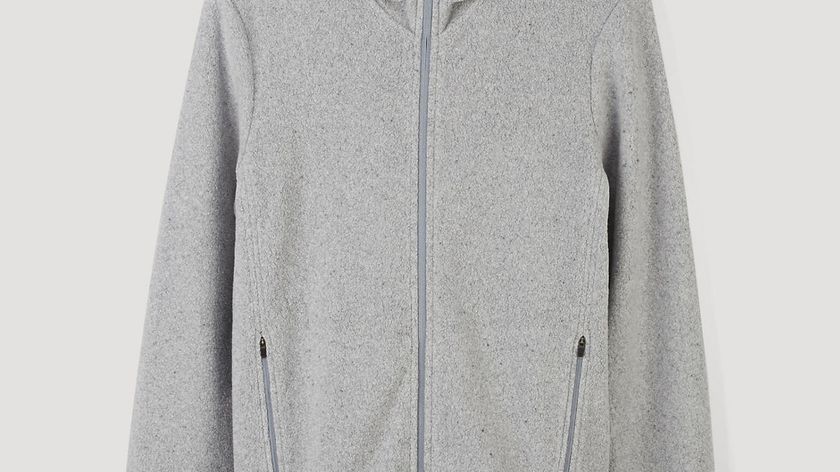 hessnatur Fleece-Jacke BetterRecycling aus Bio-Baumwolle - grau - Größe 56