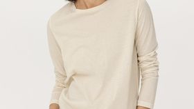 hessnatur Damen Shirt aus Bio-Baumwolle - natur - Größe 48