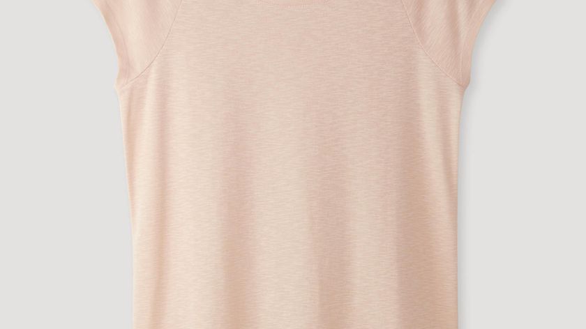 hessnatur Damen Kurzarm-Shirt aus Bio-Baumwolle - beige - Größe 34