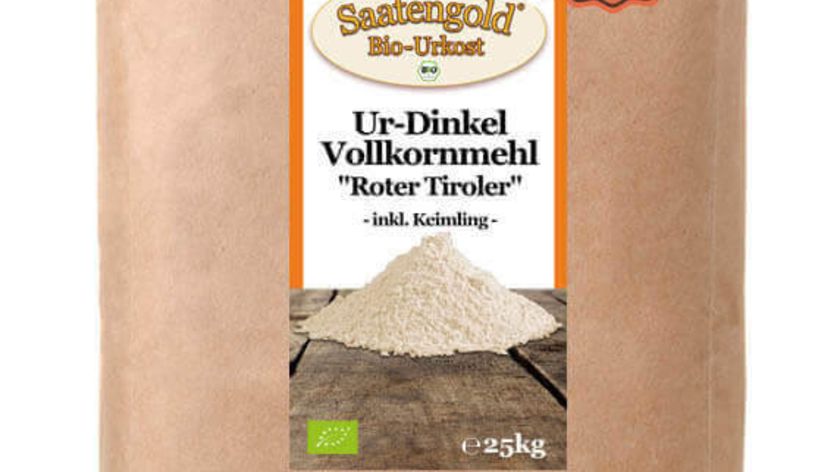 Ur-Dinkel-Vollkornmehl (Bio) 25kg Sack