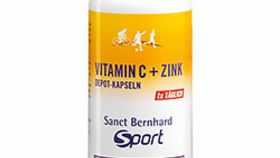 Sanct Bernhard Sport Vitamin C + Zink Depot-Kapseln