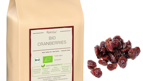 Bio Cranberry, mit Saft gesüßt