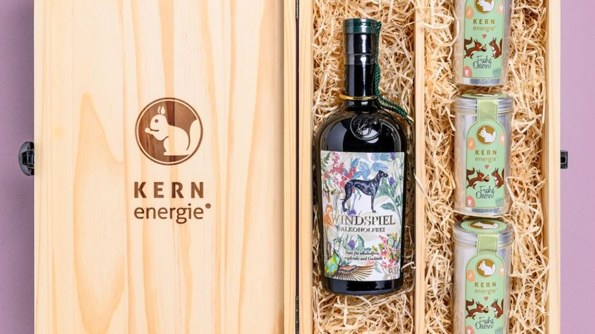 KERNenergie Holzbox Gin & Nuss, alkoholfrei