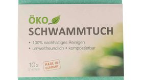 Öko Schwammtücher ohne Plastik im 10 er Pack - extra saugstark